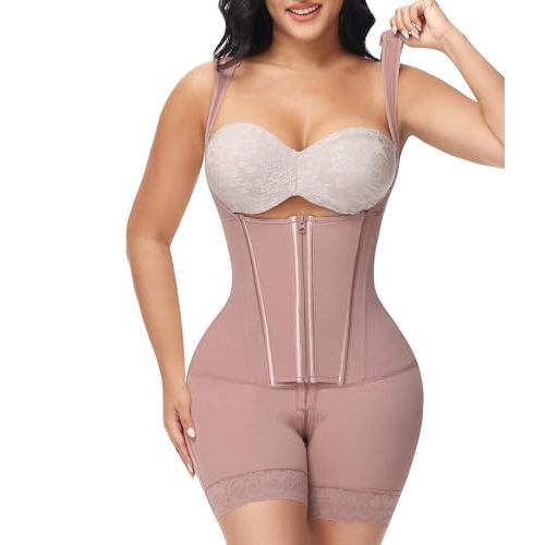 M MYODRESS Fajas Colombianas Moldeadoras Shapewear Tummy Control Body Shaper Girdles Post Surgery Compression Garment
