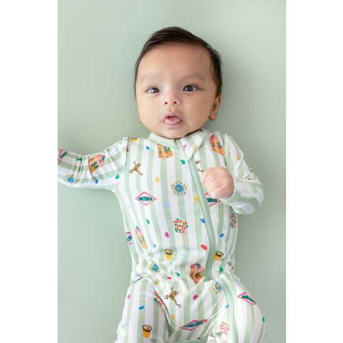 Zippered Romper in Honeydukes