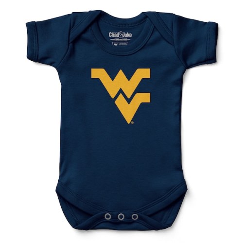 West Virginia Mountaineers Chad & Jake Infant  Bodysuit - Navy