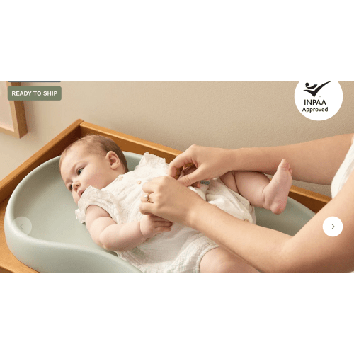 Mocka Baby Wipe Clean Change Pad - Green