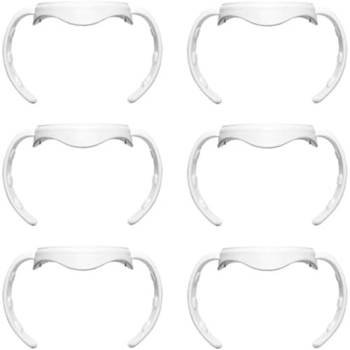 6 Pack Baby Bottle Handles Compatible with Evenflo Wide Neck Bottles, Ergonomic Design for 5oz/6oz/9oz Bottles