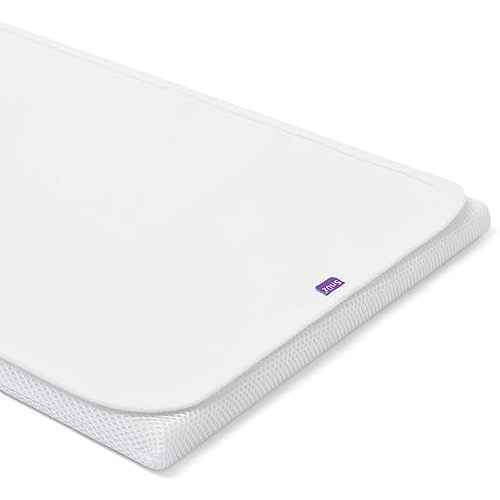 Snuz - Baby Crib Waterproof Mattress Protector for Night Time Accidents, Super Soft and Absorbent Cotton Pad, Hypoallergenic, Machine Washable (30 x 16”)