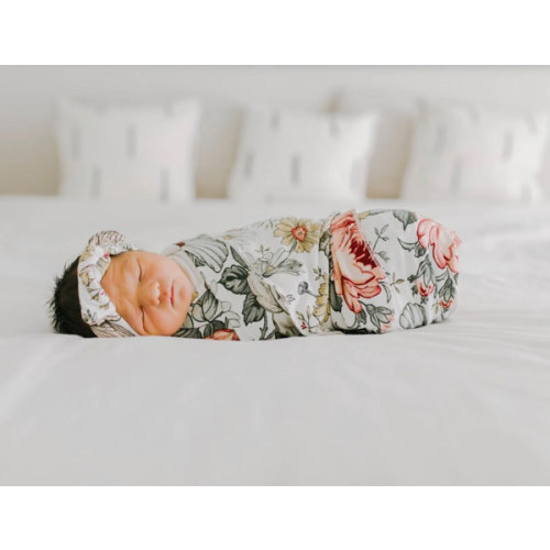 Hattie Swaddle Blanket & Headband Set