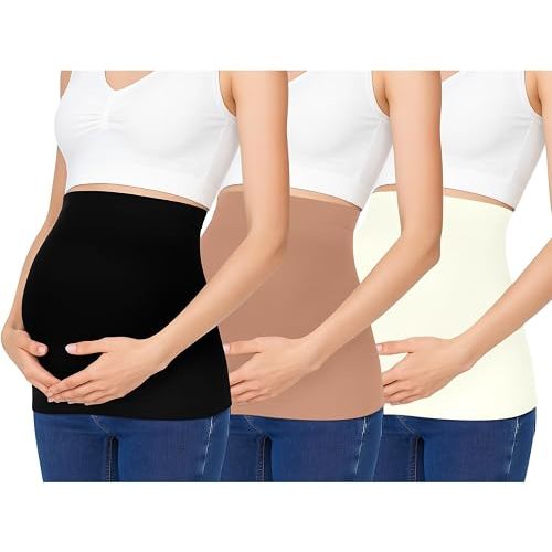 Sweet Hearts Belly Bands For Pregnant Women- Maternity Postpartum Pregnancy Belly Band Support Belt Made in USA