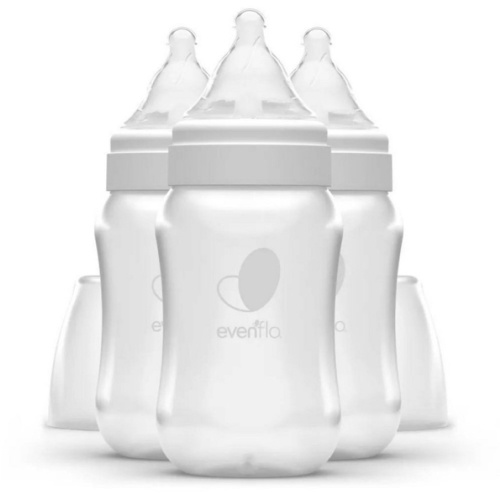 Evenflo 3pk Balance Wide-Neck Anti-Colic Baby Bottles Glass - 6oz