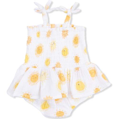 Happy Suns, Smocked Bubble with Skirt - Angel Dear Dresses | Maisonette