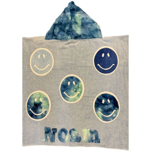 Breezy Smiles Boy Hooded Towel