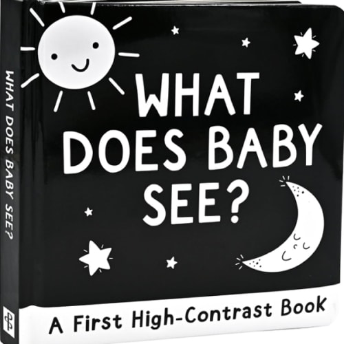 What Does Baby See? A High-Contrast Board Book (Padded Cover)