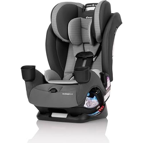 All4Stages Slim 4-in-1 Convertible Car Seat (Baldwin Gray)