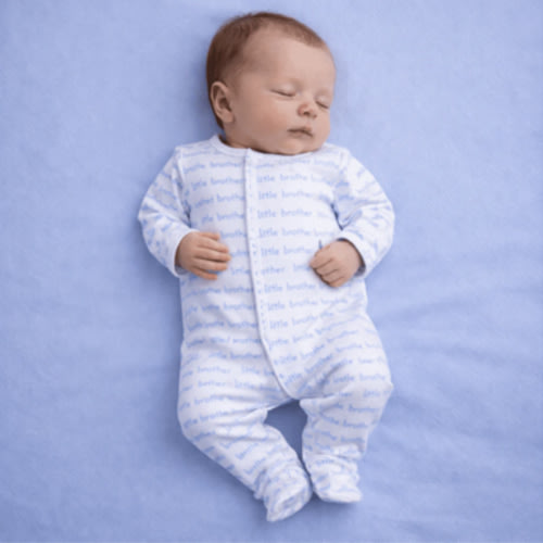 Little Brother Print Footie – Magnolia Baby