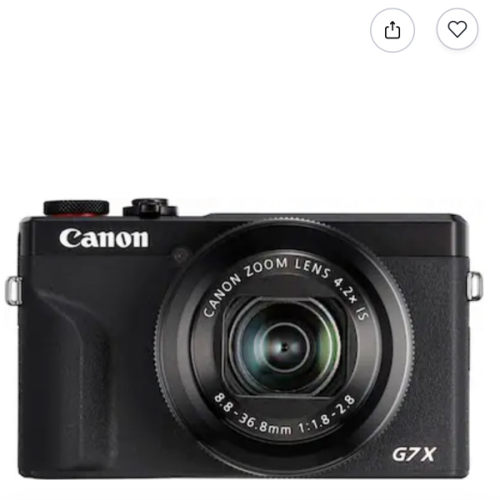Canon - PowerShot G7 X Mark III 20.1-Megapixel Digital Camera - Black