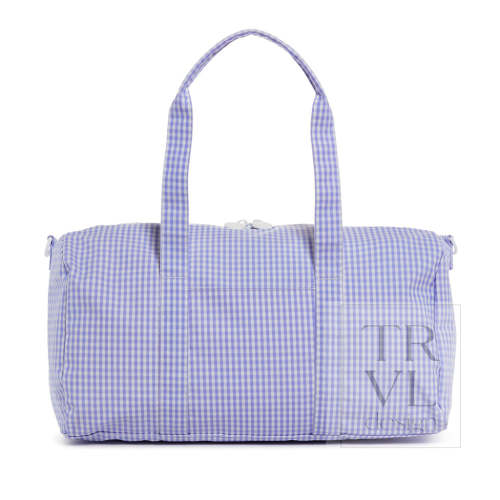 Duffel - Weekender - Gingham Lilac