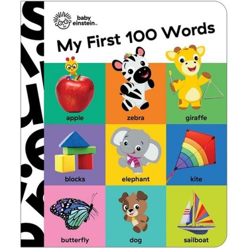 Baby Einstein: My First 100 Words - by Pi Kids (Board Book)