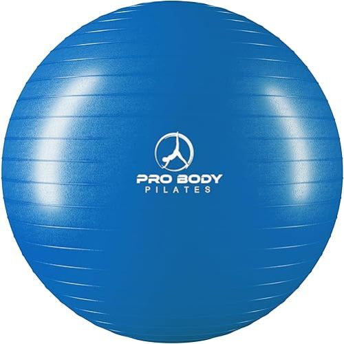 ProBody Pilates Exercise Ball - Multiple Sizes Gym Grade Balance Ball for Fitness, Yoga, Workout, Pregnancy & Physical Therapy