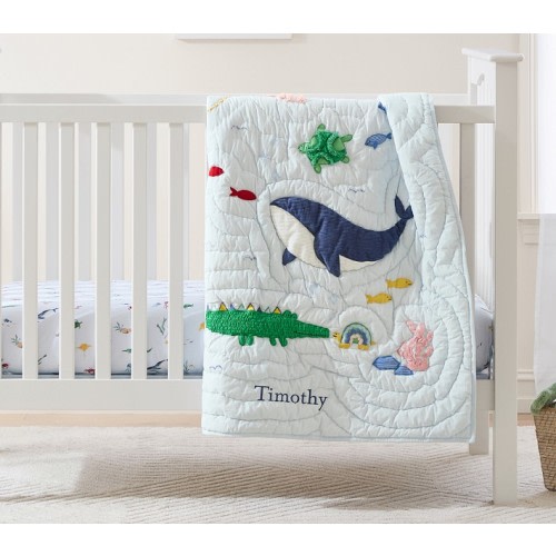 Under The Sea Baby Quilt | Pottery Barn Kids