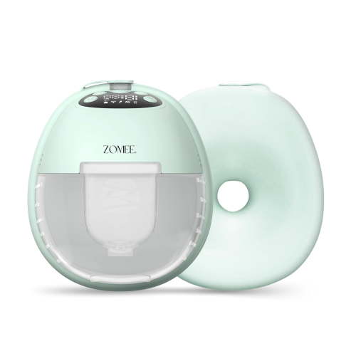 Zomee Mother’s Nature W1 Wearable Breast Pump, Hands-Free & Hospital-Grade, 12 Suction Levels, 4 Modes, Warming Technology, Mimics Baby’s Rhythm, Quiet Portable Design, BPA-Free, 2-Year Warranty