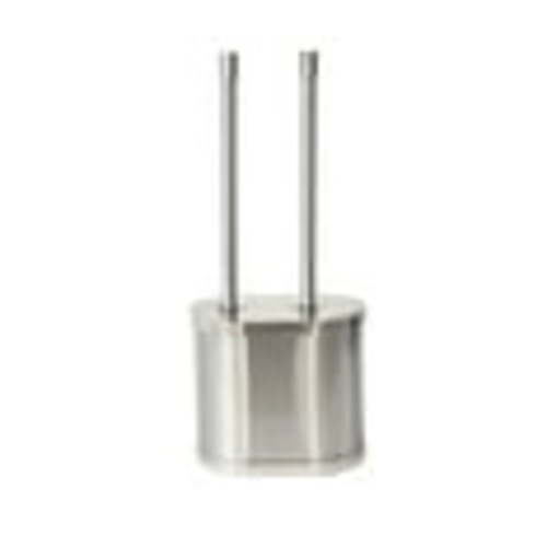 Better Homes & Gardens Metal Toilet Bowl Brush and Plunger Set, Brushed Nickel