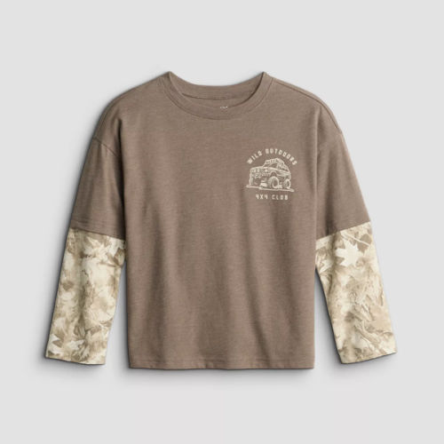 Boys 4-12 Jumping Beans® Relaxed Layered Graphic Tee