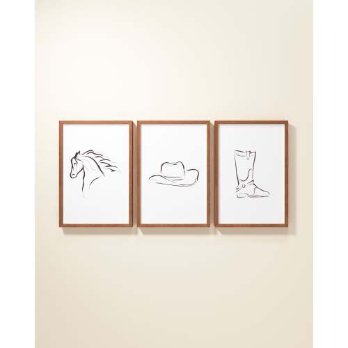 Due West Framed Wall Art Set
