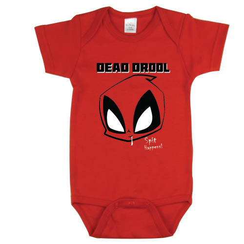 Texas Tees, Funny Onesies for Boys, Deadpool Shirts, Dead Drool, 0-3 Month