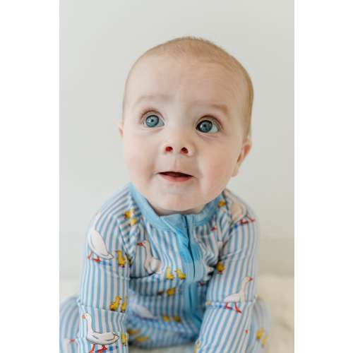 Duckies - Zip Up Footie