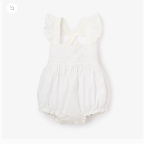 Eyelet Lace Ruffle Sunsuit
