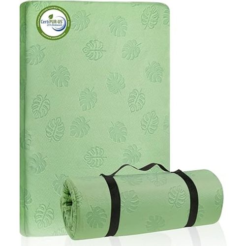 Lilian&Gema Pack and Play Mattress 38"x26"X1.5", Portable Crib Mattress for Playpen, Pack N Play Mattress Topper, Soft Breathable and Waterproof Washable Cover for Baby Toddler