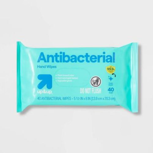 Fresh Scent Wipes - 40ct - up&up™: Hypoallergenic, Viscose Material, For Hands