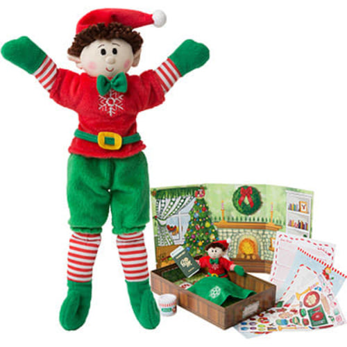 Boy Elf (Brown Hair) & Elf Book Set – TumbleSetToys
