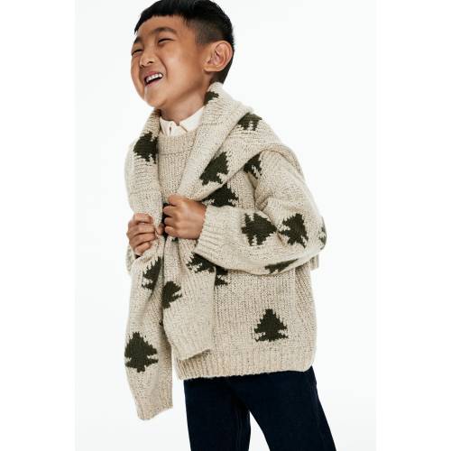 JACQUARD-KNIT SWEATER