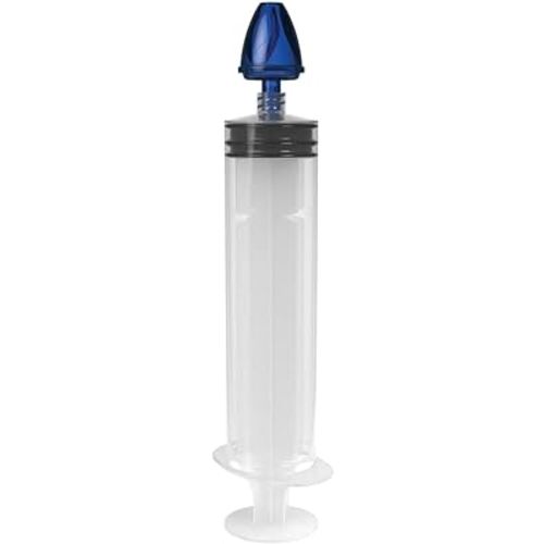 EZY DOSE Sinus and Allergy Relief Syringe, Nose Rinse Kit for Home or Travel, Nasal Irrigation for Sinus Pressure and Congestion Relief, Easy to Use, Includes 50 Saline Packets, BPA Free