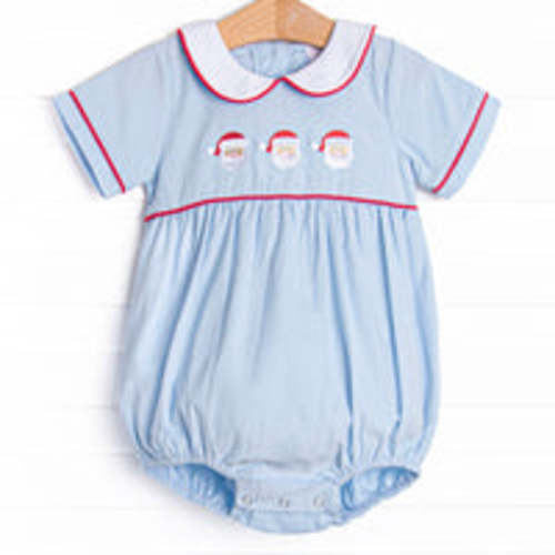 Santa Claus Craze Embroidered Bubble, Blue – Stitchy Fish