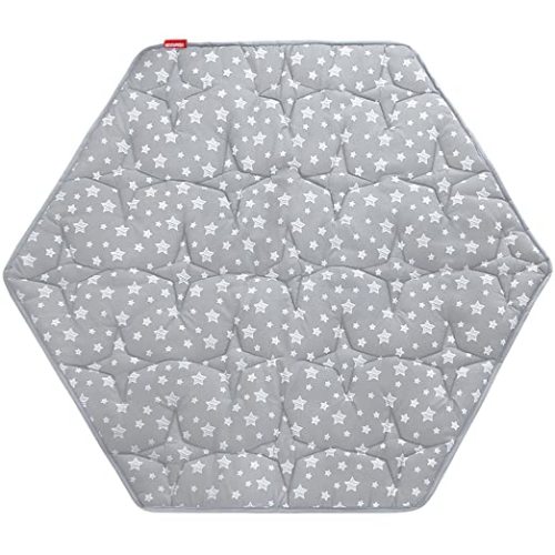 Hexagon Playpen Mat, Baby Playmat Fits Regalo Portable Play Yard 48 Inch and hiccapop 53" PlayPod Playpen, 6 Panel Playpen Mattress Non Slip Pad Mat