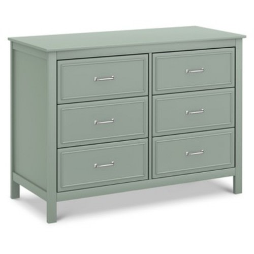 DaVinci Charlie 6-Drawer Double Dresser - Light Sage