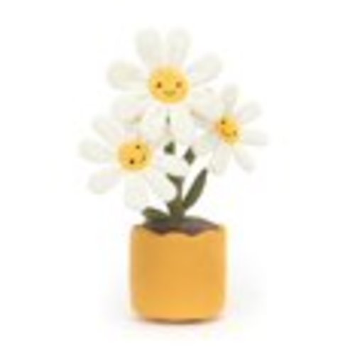 Jellycat Amuseables Daisy Plush Toys - 2025 Latest Classic Children's Gift, Birthday And Holiday Gifts for Children And Women - White/12.59in