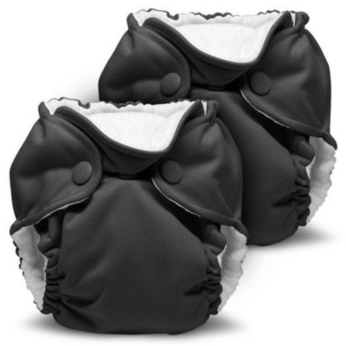 Kanga Care Lil Joey Newborn All in One AIO Cloth Diaper  Castle Gray 4-12lbs