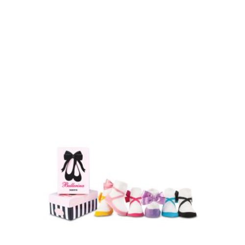Girls' Ballerina Flat Bootie Socks, 6 Pack - Baby