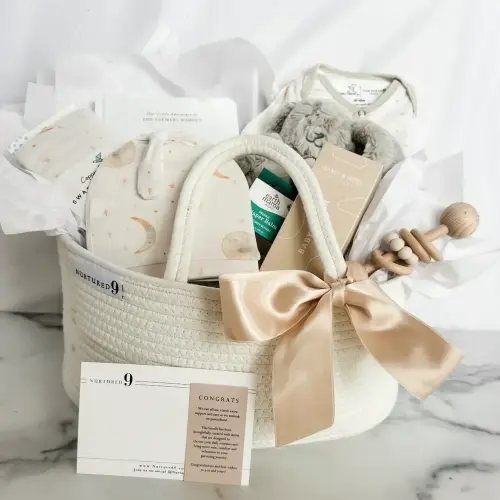 Baby Shower Gift Basket for Mom — NURTURED 9