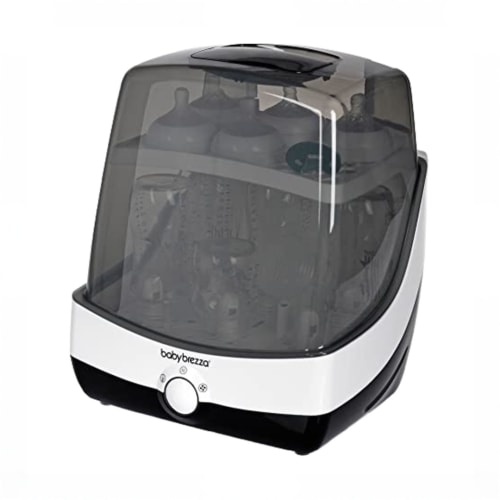 Baby Brezza Superfast Sterilizer Dryer, White on Black
