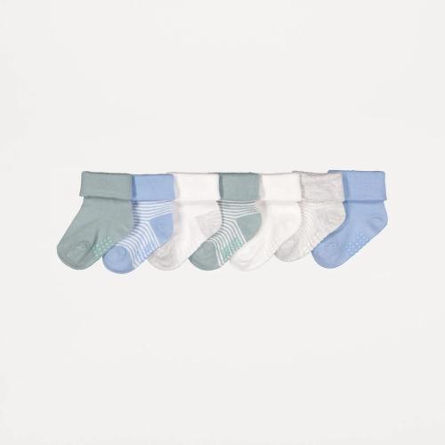 7 Pack Turn Over Top Socks - Kmart
