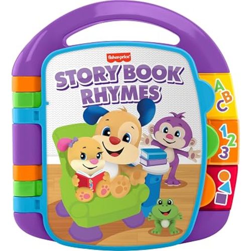 Fisher-Price Laugh & Learn Storybook Rhymes Baby Toy, Ages 6+ Months