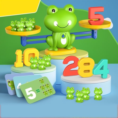 62pcs 72pcs frog balance counting toy a learning - Temu Canada