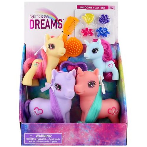 Rainbow Dreams Unicorn Play Set Multi