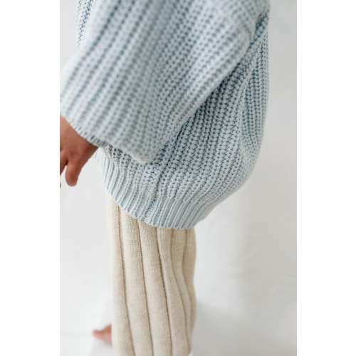 ‘Sky Blue’ Chunky Knit Sweater – Oat Co