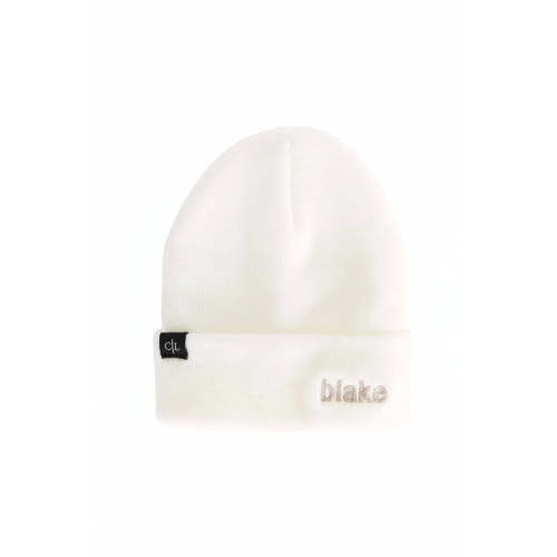 Embroidered Knit Baby Beanie | Caden Lane