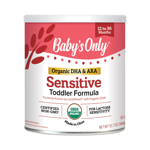 Organic Sensitive LactoRelief with DHA & ARA Toddler Formula