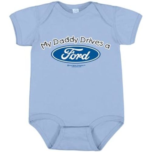 My Daddy Drives a Ford Cars and Trucks Baby Creeper Boys Girls Infant Bodysuit