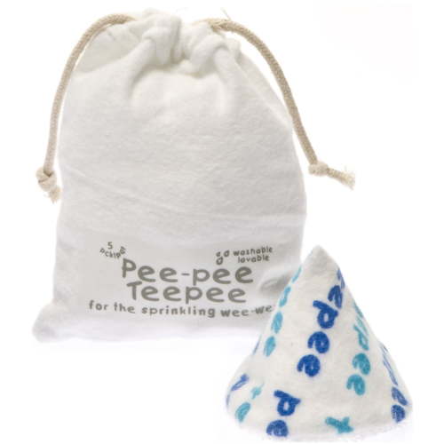 Beba Bean Pee-pee Teepee Text White - Laundry Bag