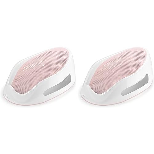 Angelcare Baby Bath Support (Pink) | Ideal for Babies Less Than 6 Months Old (Pack of 2)