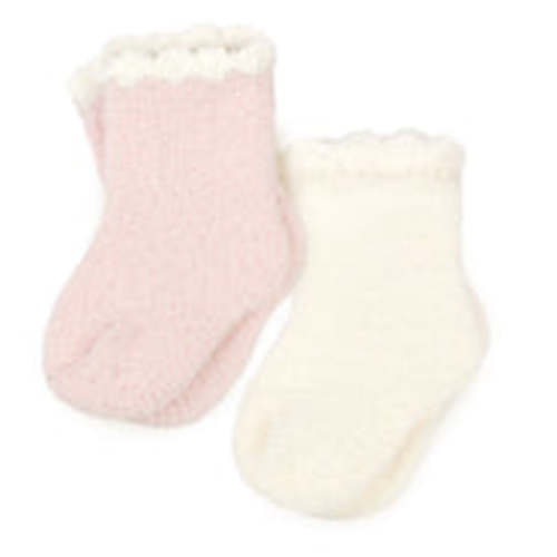 Baby Socks Sets - Solid with Scalloped Trim - Chenilla Classic™